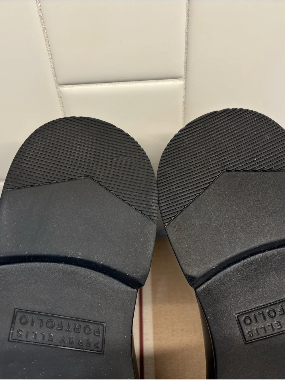 Perry Ellis Portfolio Drexler II RB Men's Loafers Size 10 Wide Black Shoes NWOB
